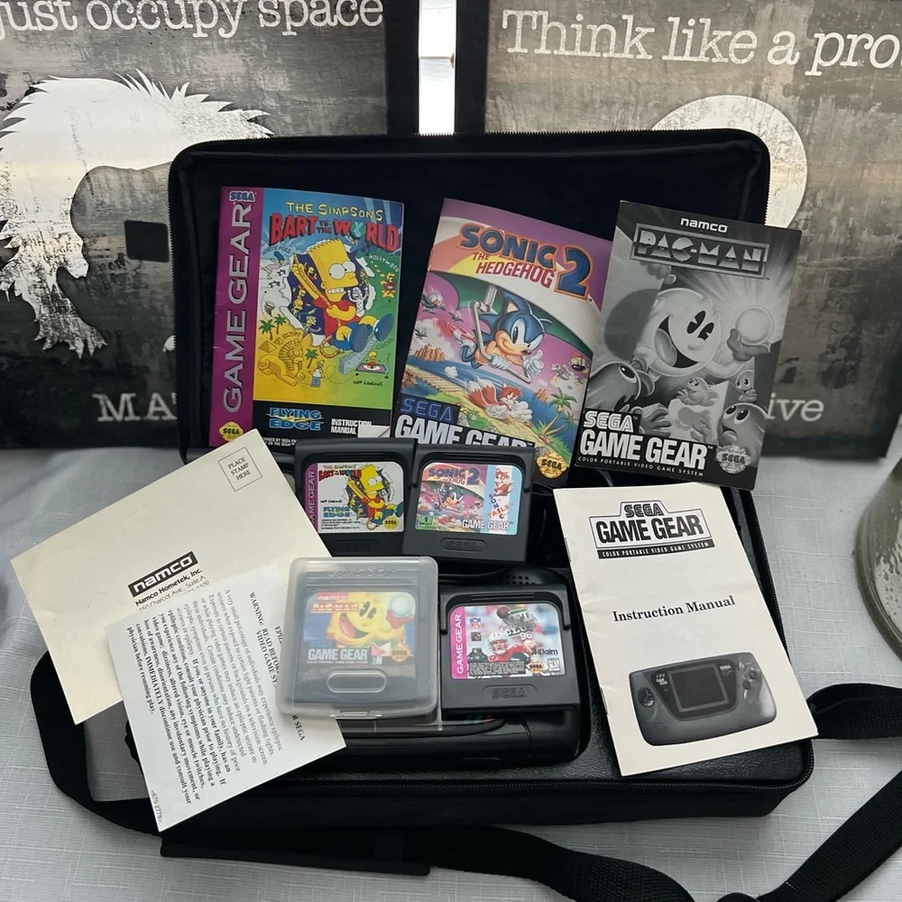 Vintage Game Gear Gaming System